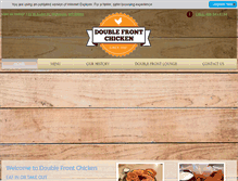 Tablet Screenshot of doublefrontchicken.com